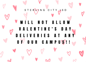 NO Valentine Deliveries 